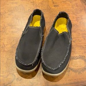 Navy Croc Boating Shoes